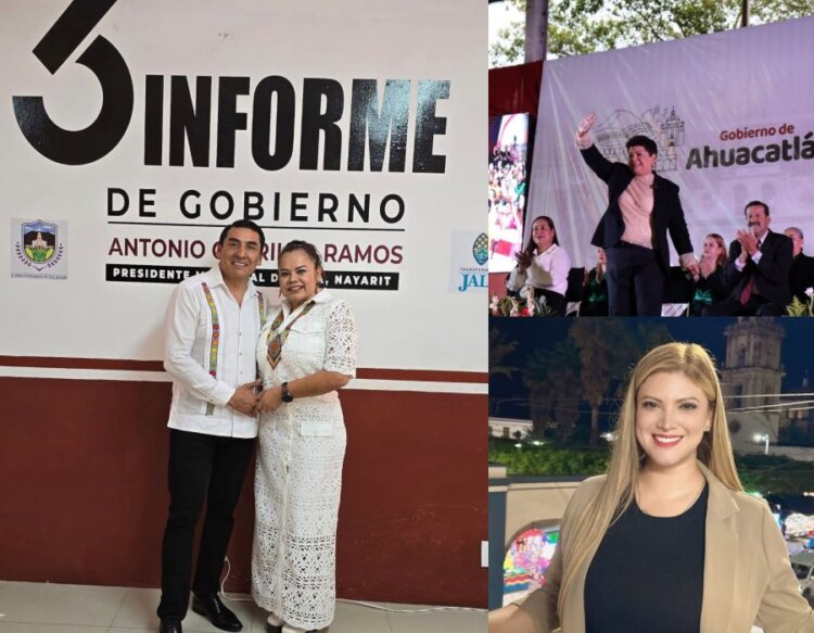 Toño, Elsa Nayeli y Quecha, rinden su último informe de gobierno