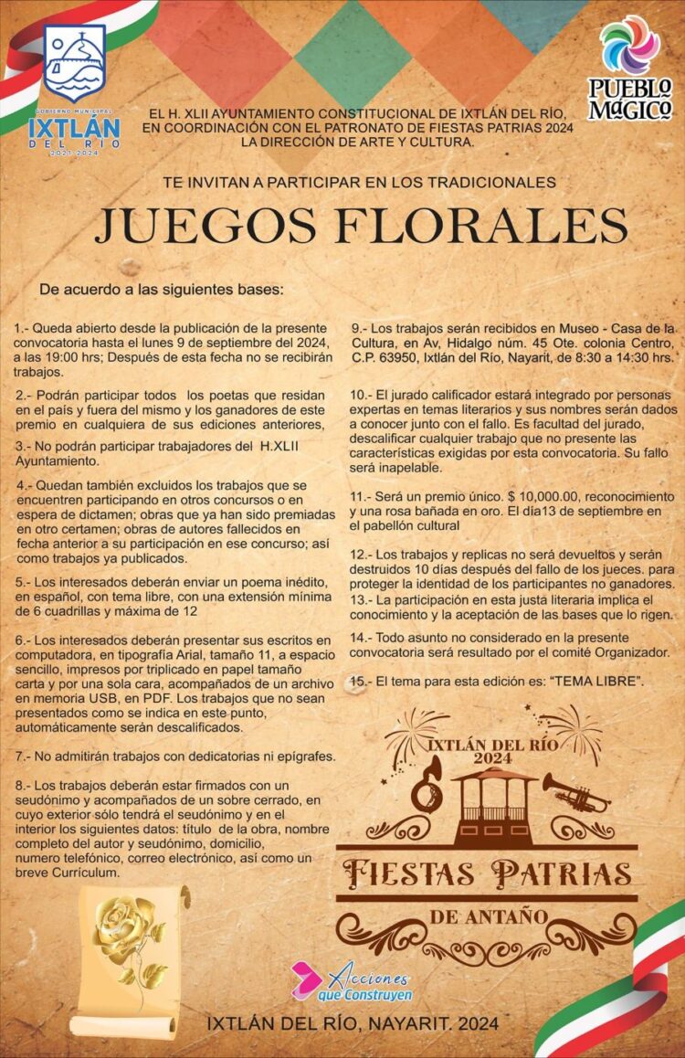 Bandas Caballero y Caña Verde en el rompimiento de feria de Ahuacatlán