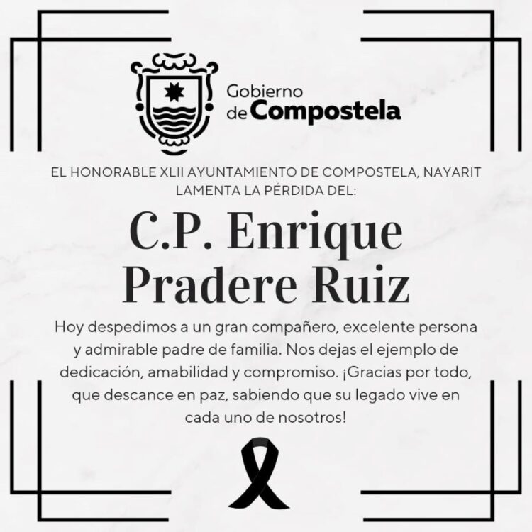Compostela llora la pérdida de Enrique Pradere Ruiz