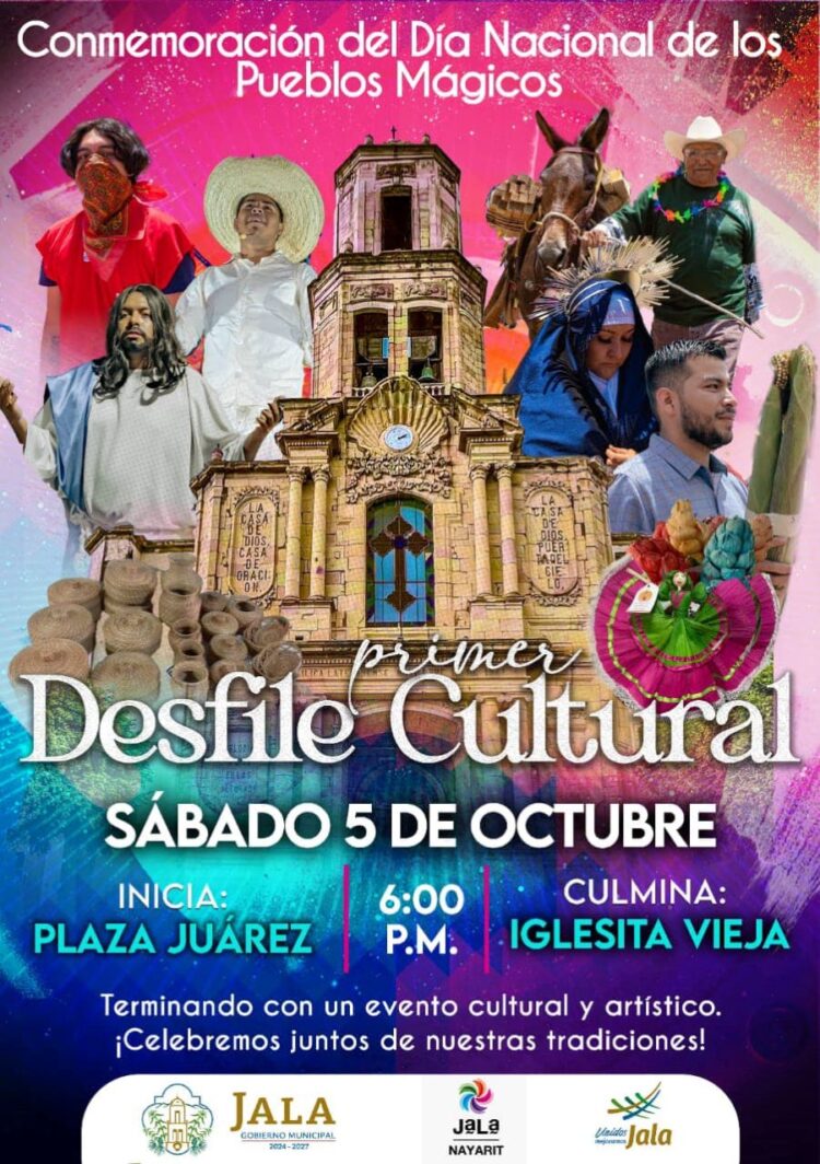 Con desfile cultural celebrarán en Jala el Día Nacional de los Pueblos Mágicos