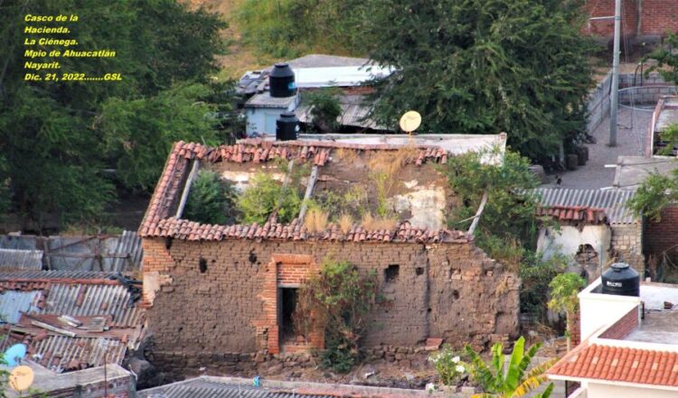 El casco de la Hacienda, en La Ciénega