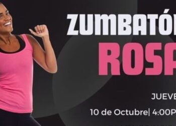 Realizan Zumbatón en Las Varas en apoyo a la lucha contra el cáncer de mama