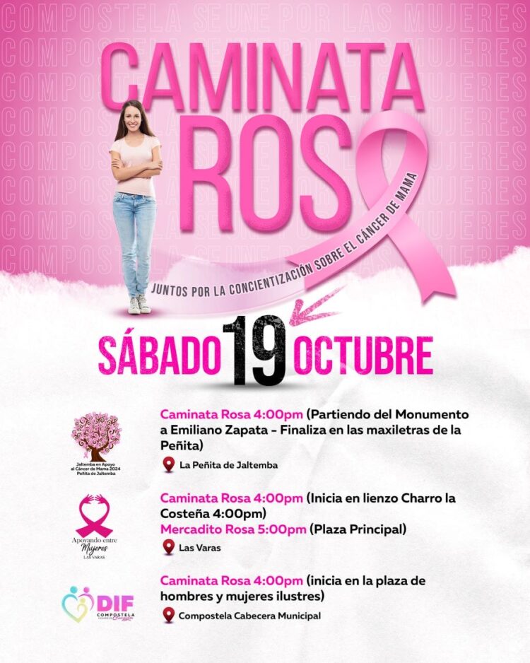 Compostela se une a la lucha contra el cáncer de mama