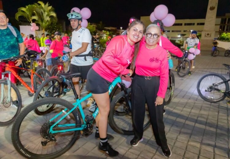 Con la Rodada Rosa, Beatriz Estrada invita a concientizar sobre la Lucha Contra el Cáncer de Mama