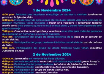 Jala invita a vivir la magia del Día de Muertos los próximos 1 y 2 de Noviembre