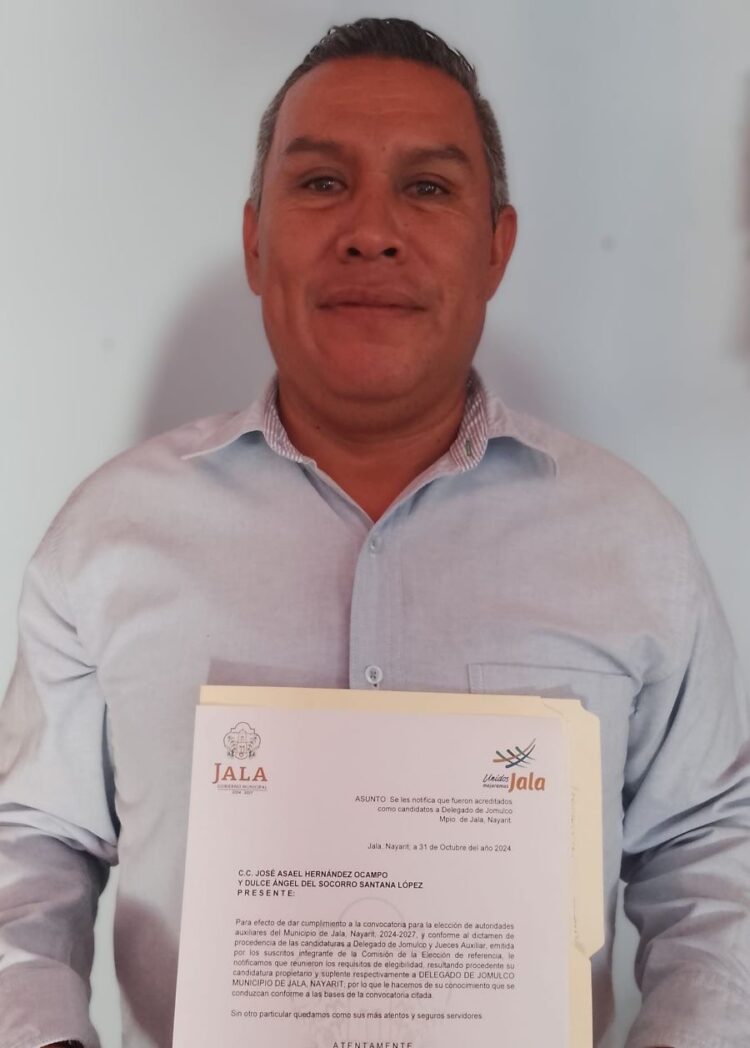 José Azael Hernández, «El Rábano», nuevo Delegado de Jomulco