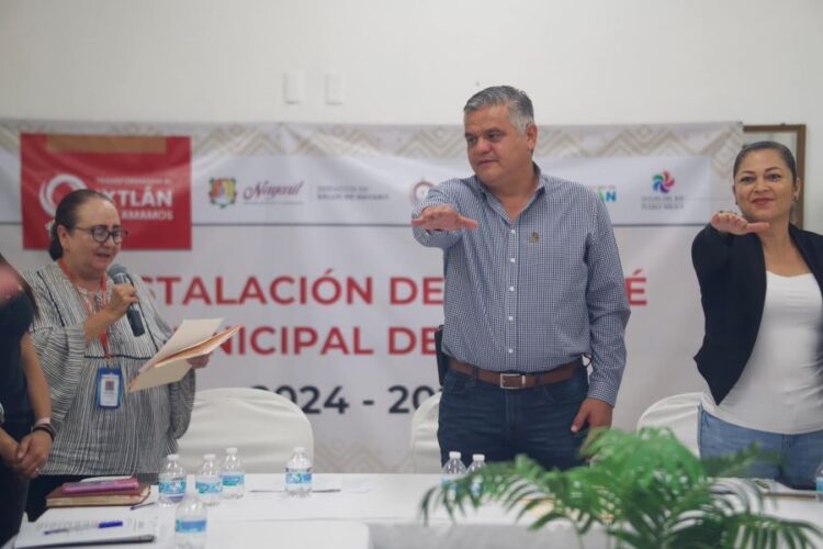 Guillermo Ramírez instala el Comité Municipal de Salud en Ixtlán