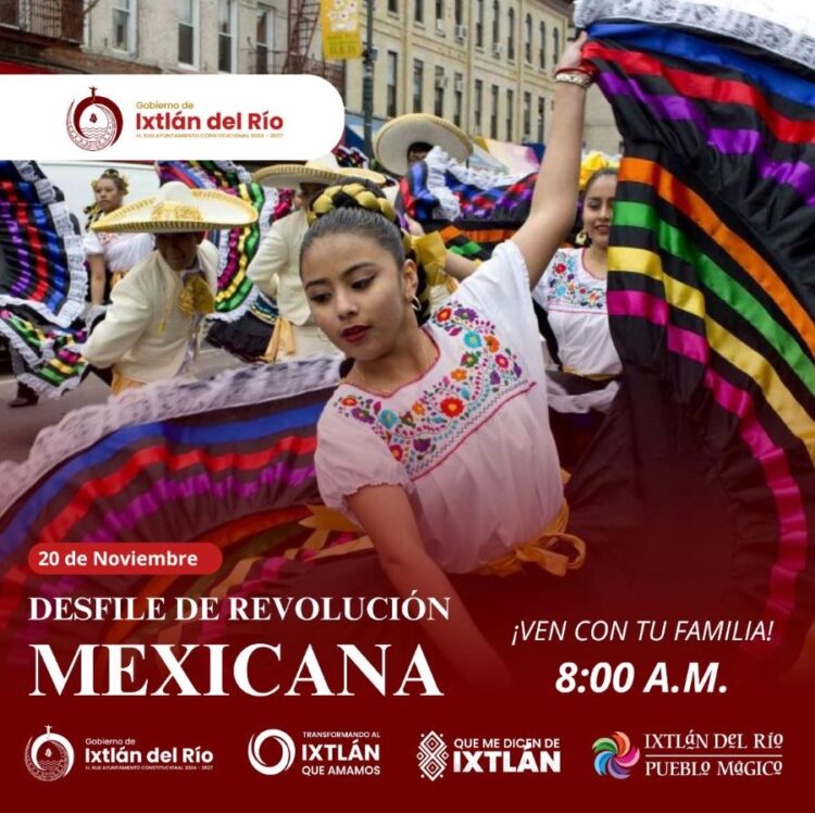Gobierno de Ixtlán invita al desfile de la revolución