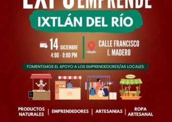 Expo Emprende Ixtlán del Río 2024, este sábado 14 de diciembre