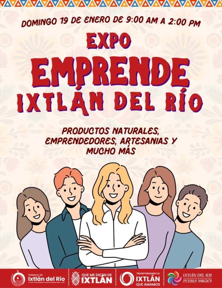 Expo Feria Emprende Ixtlán del Río, este domingo 19 de enero
