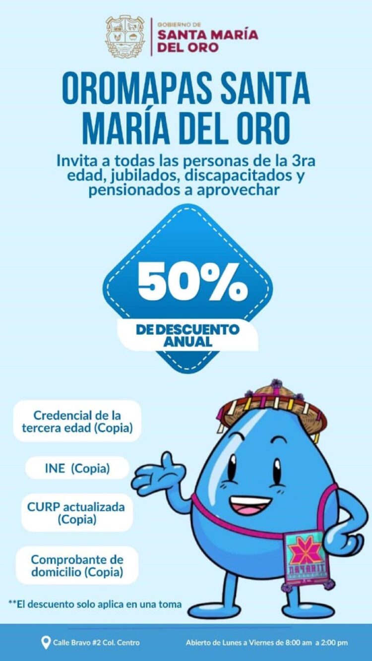 Oromapas de Samao incentiva el pago del agua potable con atractivos descuentos