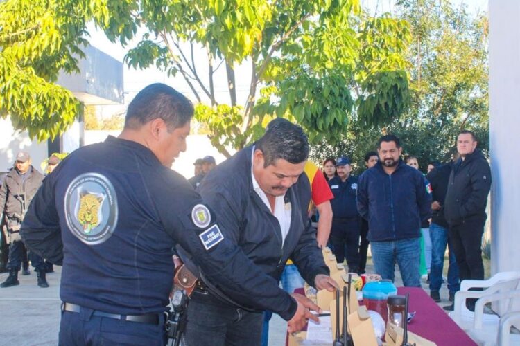 Fortalecen la seguridad pública en Santa María del Oro