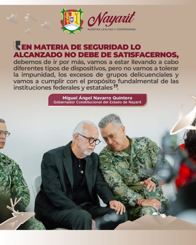 Avances en seguridad: Nayarit apuesta por tecnología y nuevas estrategias