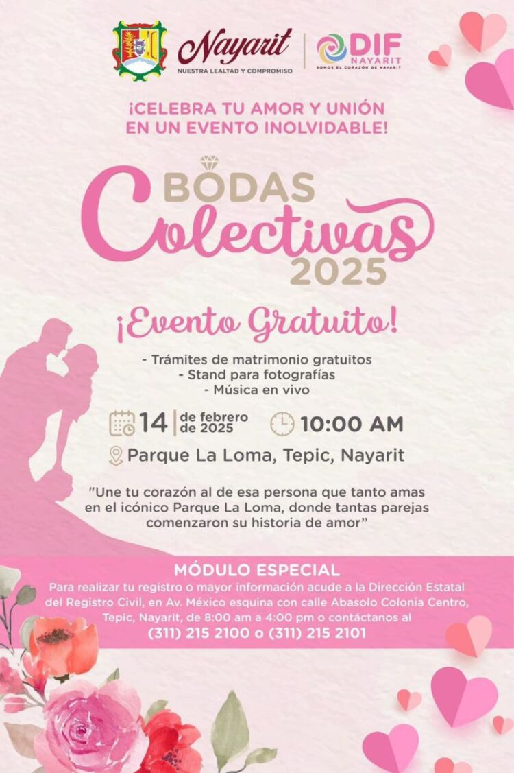 Amor y fortuna en Nayarit: Premios irresistibles en las bodas colectivas