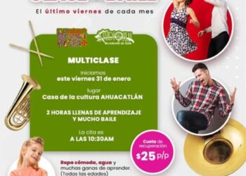 Ayto. de Ahuacatlán pone en marcha clases de baile para todos
