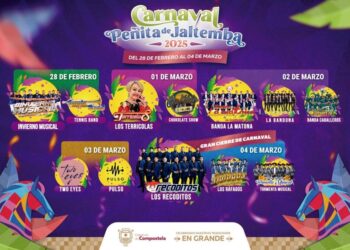 Todo listo para el Carnaval de La Peñita de Jaltemba 2025!