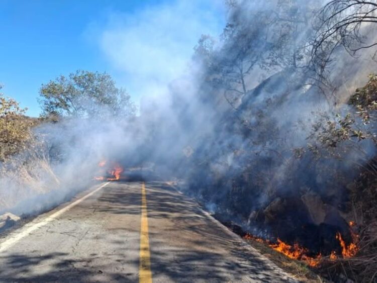 Incendios de pastizales en Santa María del Oro, en aumento