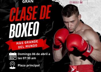 Ixtlán hace historia con la clase de boxeo más grande del mundo