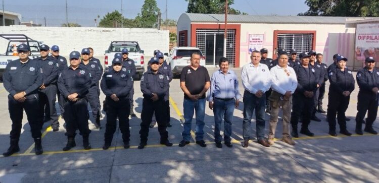 Refuerzan la seguridad con curso de capacitación policial, en Ahuacatlán