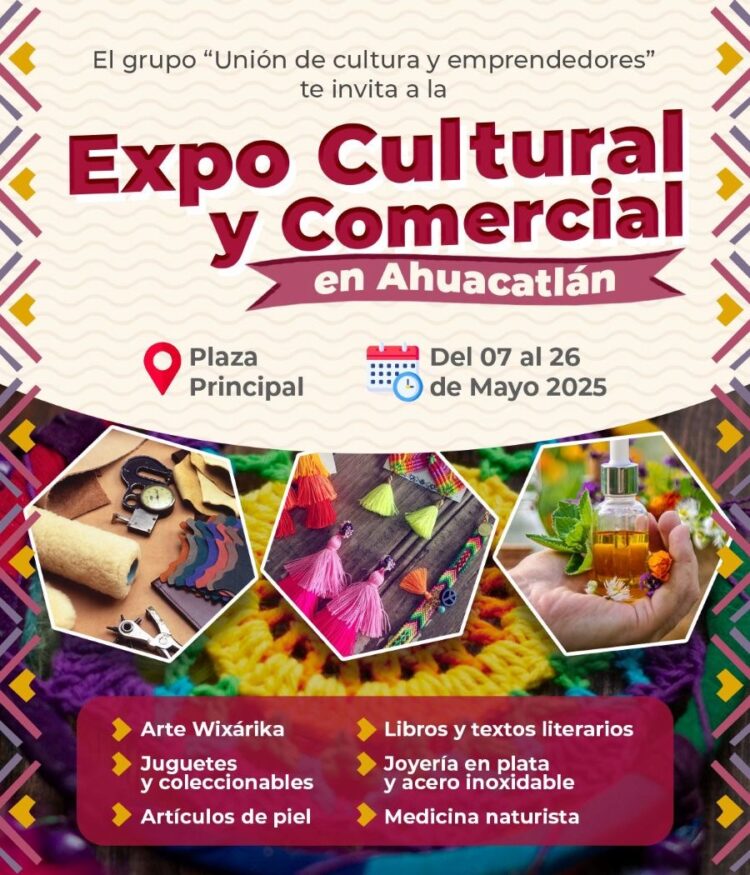 Arranca en Ahuacatlán la Primera Expo Cultural y Comercial
