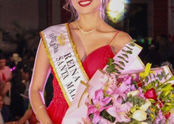 Mitzy Salas, coronada Reina de la Feria Santa María del Oro 2025