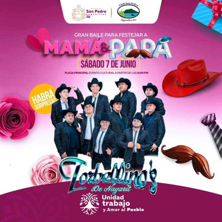 San Pedro Lagunillas celebrará a lo grande a mamás y papás