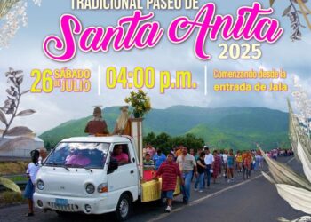 Paseo de Santa Ana en Jala, este sábado