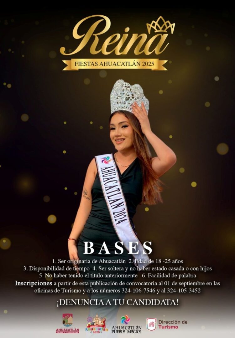 Sale a la luz convocatoria para la Reina de Ahuacatlán