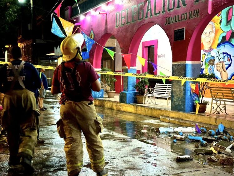 Lluvias provocan daños en la Delegación de Jomulco