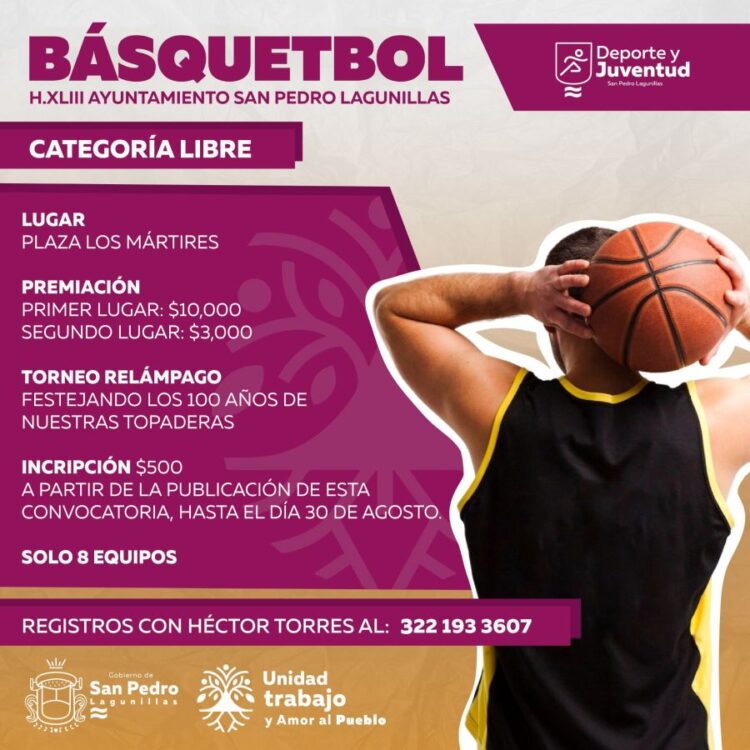 San Pedro Lagunillas se alista para el Torneo Relámpago de “Las Topaderas”