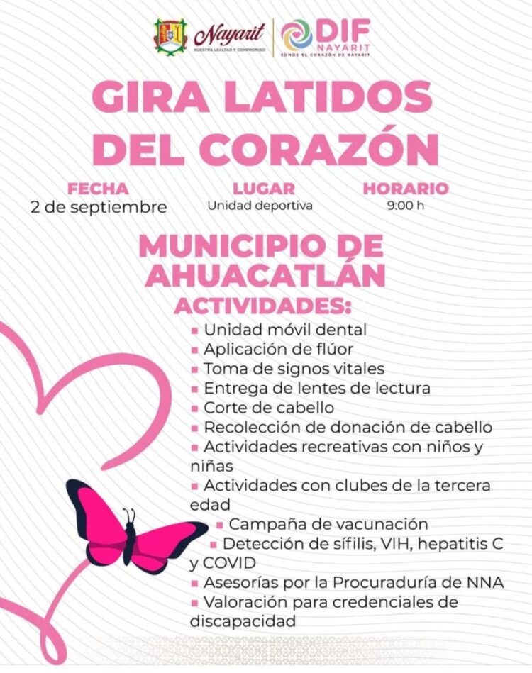 La gira “Latidos del corazón” llega a Ahuacatlán