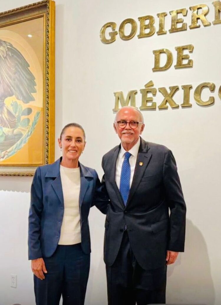 Nuevo encuentro de Navarro Quintero con la presidenta Claudia Sheinbaum