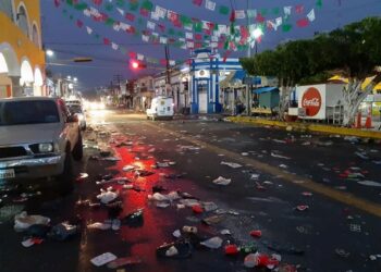 Más de 100 toneladas de basura dejaron las Fiestas Patrias en Ixtlán