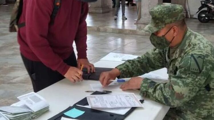 Último llamado al Servicio Militar en Ixtlán