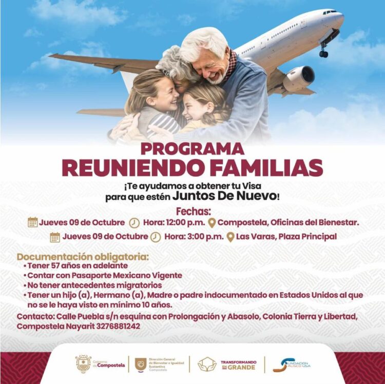 Reuniendo familias: Compostela impulsa reencuentros con migrantes en Estados Unidos