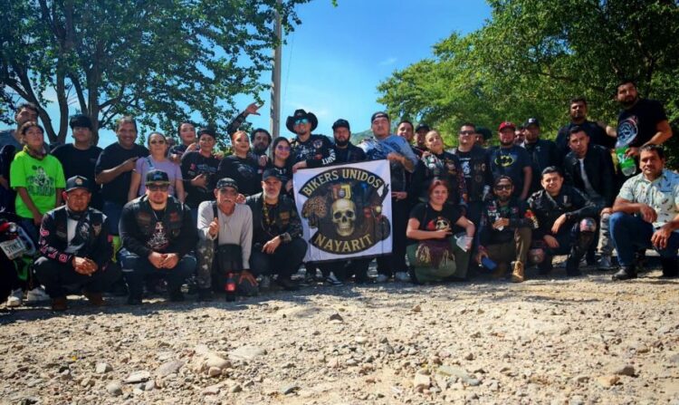 “Bikers unidos de Nayarit” Llevan ayuda a familias de la Sierra de la Yesca