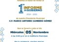 Toño Cambero rendirá su primer informe de gobierno o este 5 de noviembre